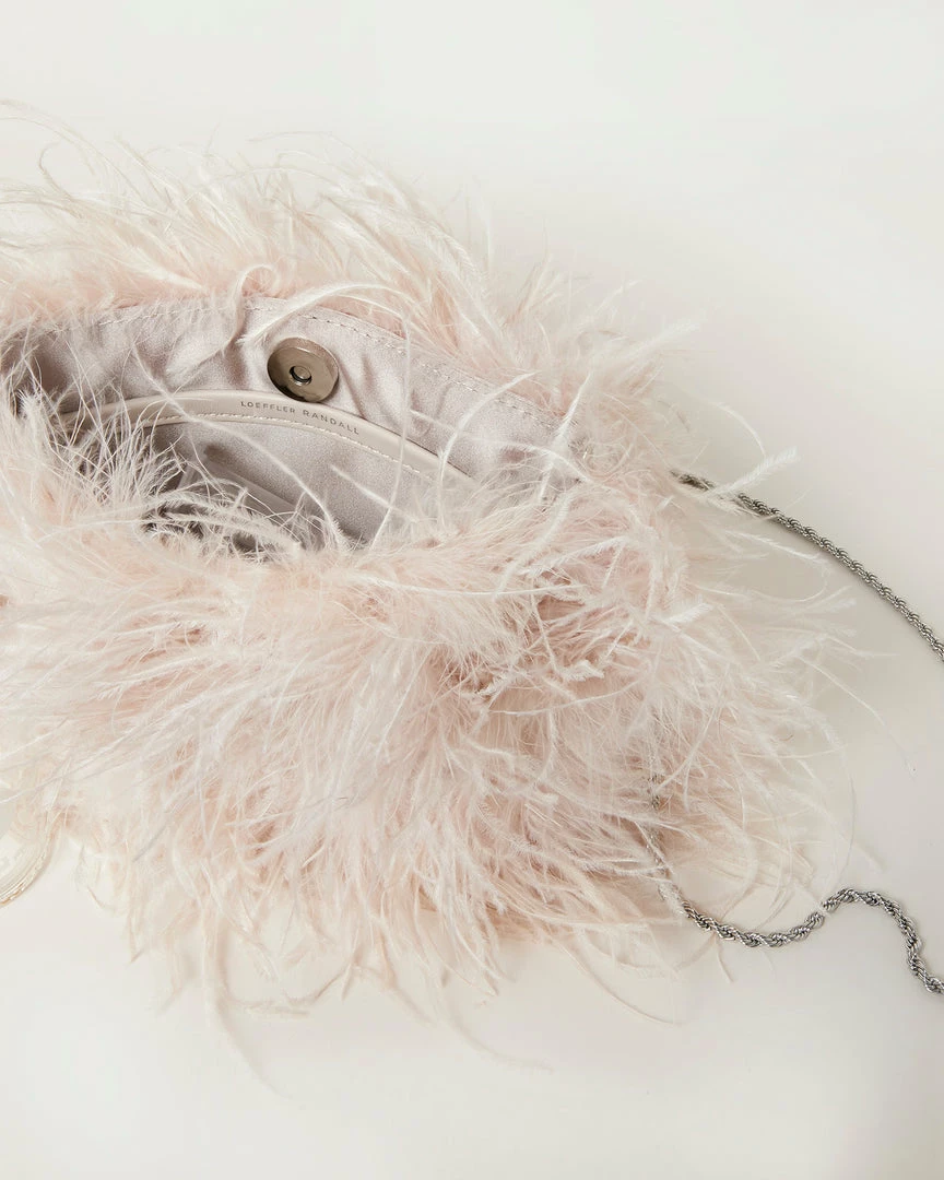Loeffler Randall New Arrivals Zahara Oyster Mini Feather Pouch 6 Loeffler Randall New Arrivals Zahara Oyster Mini Feather Pouch